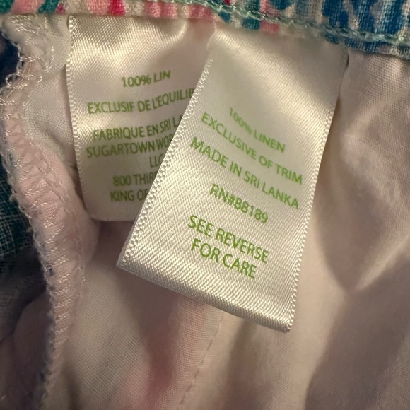 Lilly Pulitzer Linen Pants - Picture 5 of 6